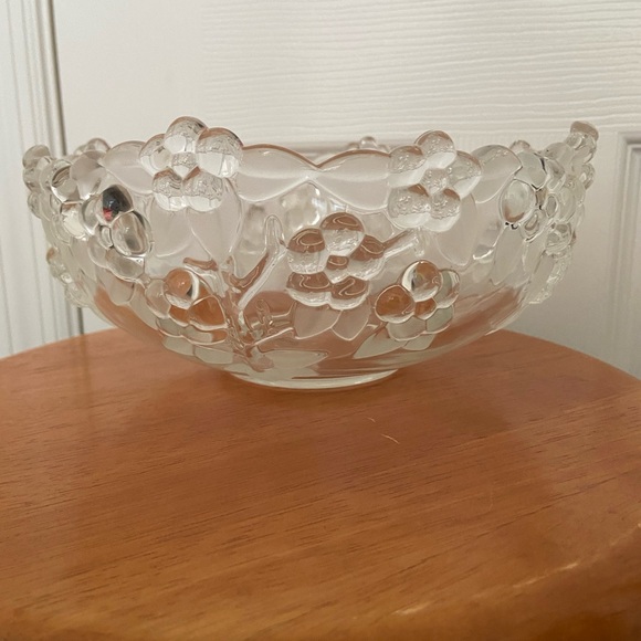 walther crystal mikasa west germany carmen '80's heavy serving bowl - Picture 6 of 16